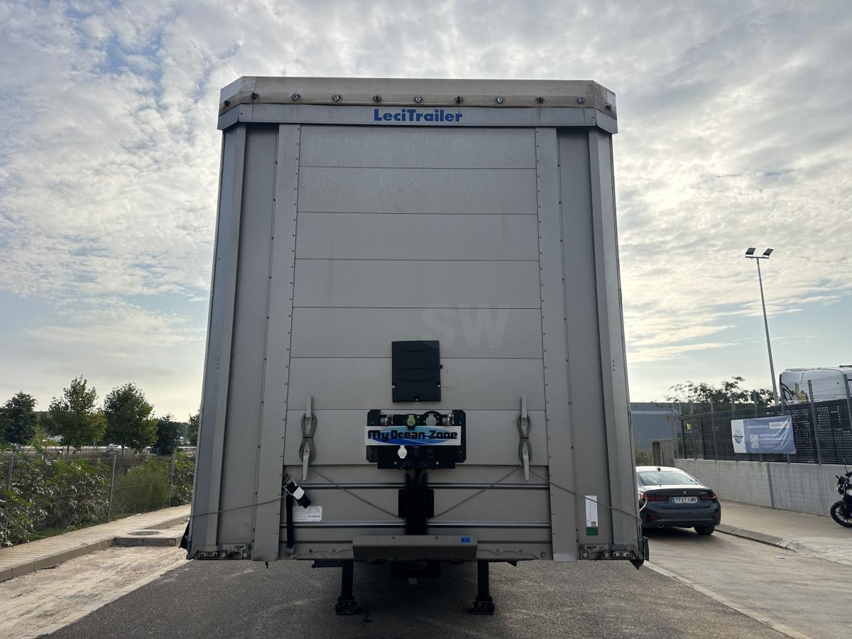 Semirimorchio Lecitrailer TECHO ELEVABLE EJES VALX