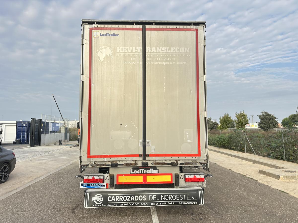 Semirimorchio Lecitrailer TECHO ELEVABLE EJES VALX