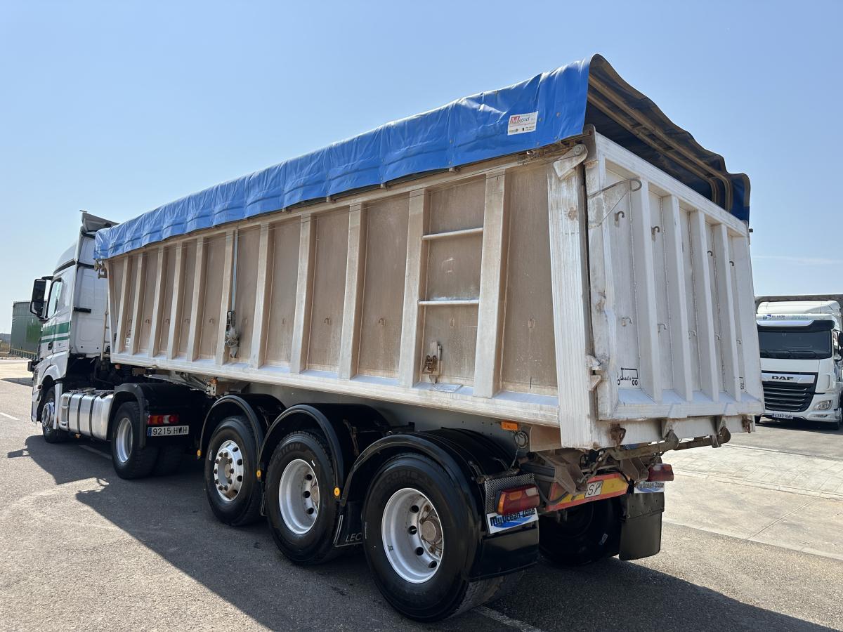 Semi-trailer Leciñena BAÑERA 10 RUEDAS BALLESTA