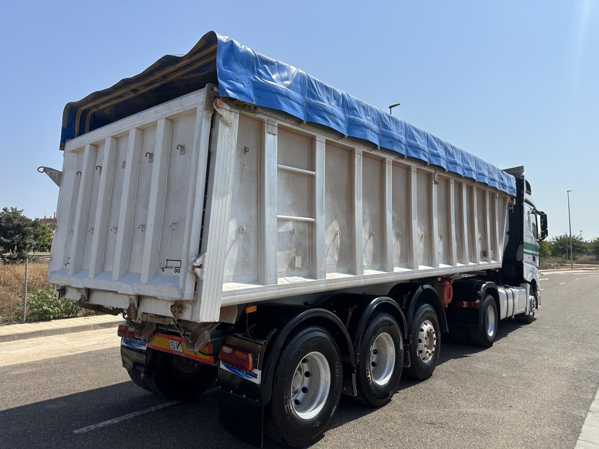 Semi-trailer Leciñena BAÑERA 10 RUEDAS BALLESTA