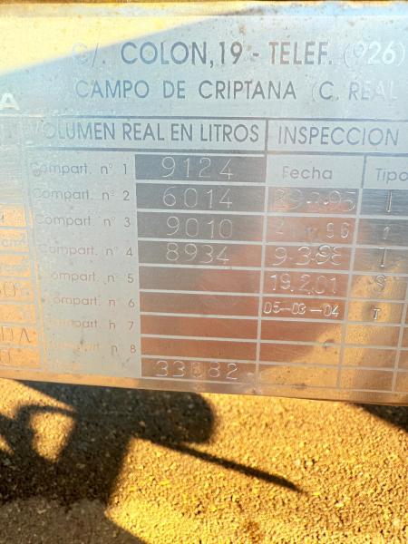 Semi-trailer TAFYMSA ACERO INOX Y CALORIFUGADA