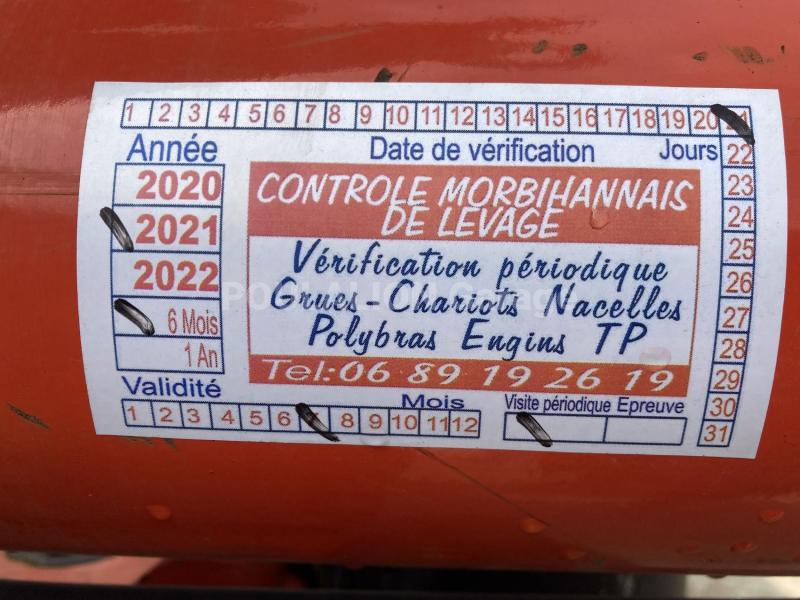Camion Volvo FMX 410 GRUE PALFINGER PK 22002 EH-D Plateau