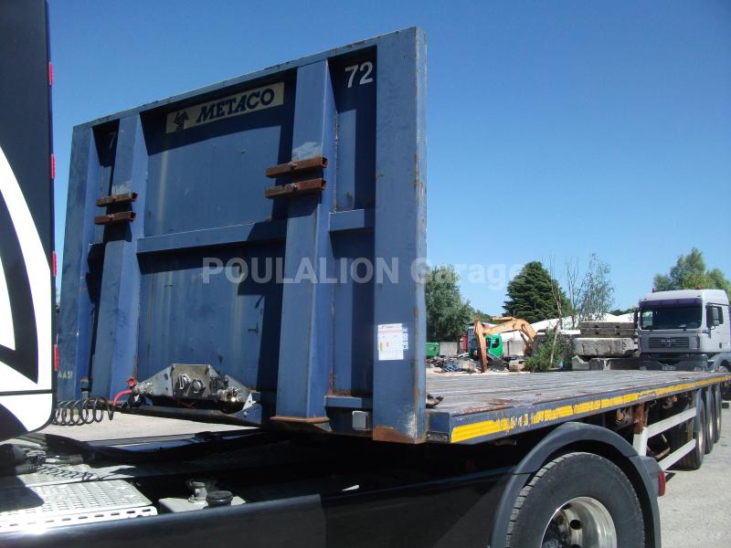 Remorque Lecitrailer SRTC PLATEAU D'ORIGINE PORTE CONTAINERS Porte containers