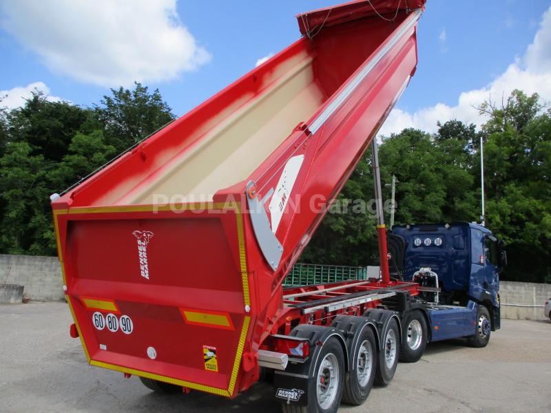 Semi-remorque Marrel CARG0TRACK ACIER 26 M3 Benne Benne TP