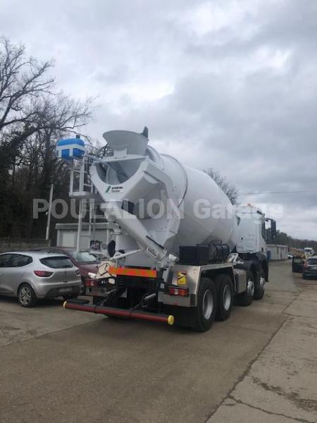 Camion Mercedes 3540 B 8X4/4 B 11 BETONNIERE PORTEE STETTER TYPE AM 9 FHC UE Malaxeur toupie