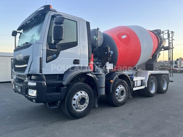 Camion Iveco STRALIS 400 X-WAY SL toupie STETTER HARDOX 9M CUBE Malaxeur toupie