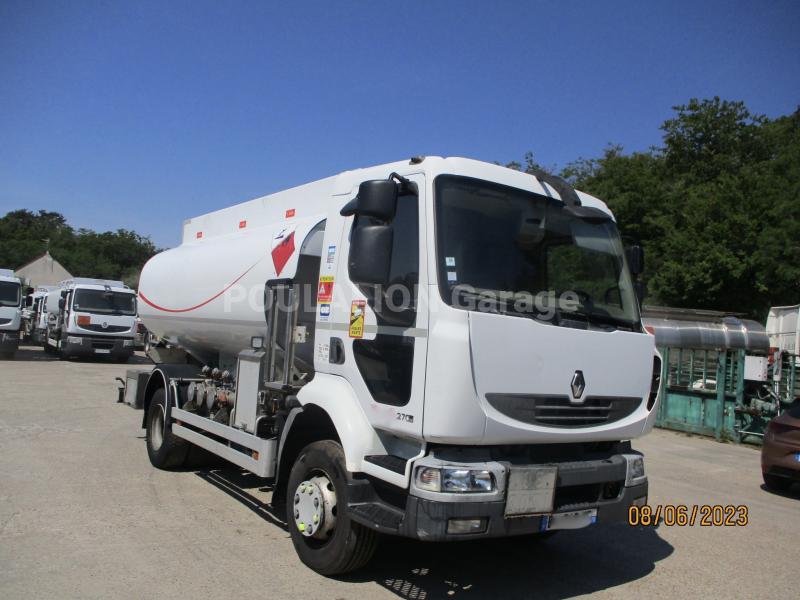 Camion Renault MIDLUM 270.16 LIGHT CITERNE MAGYAR 3 CPTS 11000L Citerne Hydrocarbures