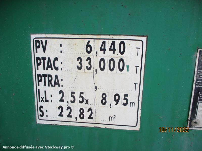 Photo POMIERS BENNE À EJECTION HORISONTALE par vérin poussoir 2 essieux image 6/6