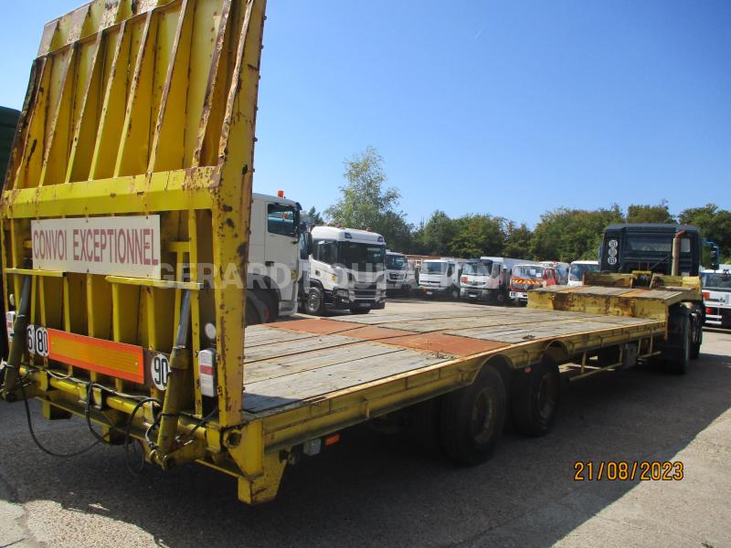 Semi-remorque ACTM S32215EA PORTE CHAR  2 esieux Porte engins
