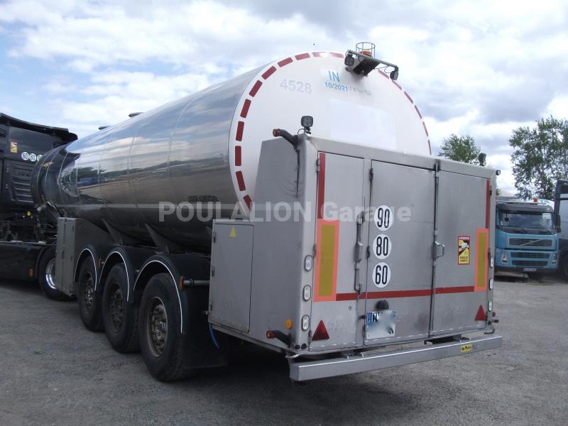 Semi-remorque MAGYAR collecte de lait 29500L 1 CPT 3 ESSIEUX Citerne Alimentaire