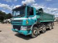 Camion DAF CF85 430 8x4 BENNE RONDE, bâche CRAMARO Benne Benne TP