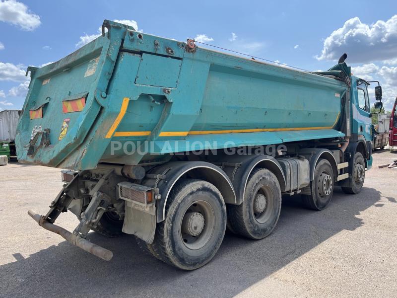 Camion DAF CF85 430 8x4 BENNE RONDE, bâche CRAMARO Benne Benne TP