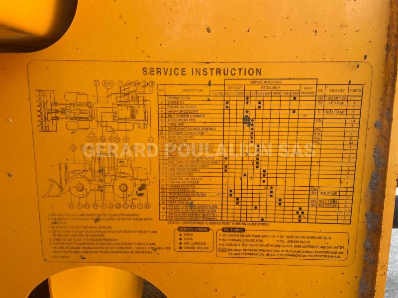 Chargeuse Hyundai HL7607A Chargeuse sur pneus
