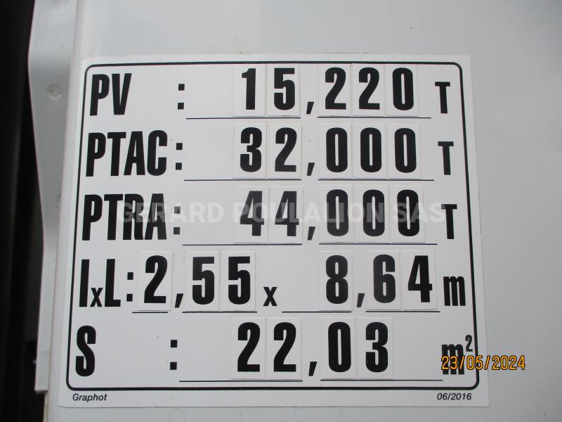 Camion Mercedes AROCS 3243 8X4 BI-BENNE BENNE C.I. Benne Bi-benne