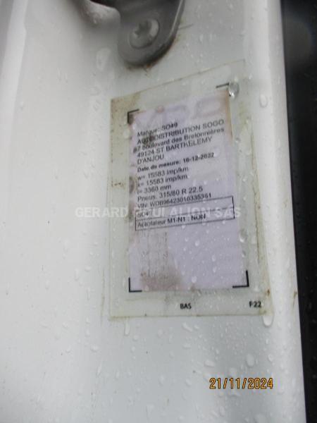 Camion Mercedes AROCS 3243 8X4 BI-BENNE BENNE C.I. Benne Bi-benne