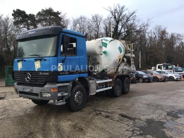 Camion Mercedes ACTROS 3335 TOUPIE  7 M3,  avec pompe à chape , ralentisseur hydrolique Malaxeur toupie