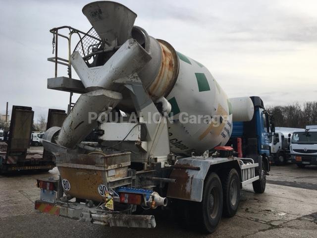 Camion Mercedes ACTROS 3335 TOUPIE  7 M3,  avec pompe à chape , ralentisseur hydrolique Malaxeur toupie