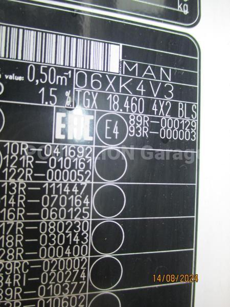 Tracteur MAN TGX 18.460 intarder