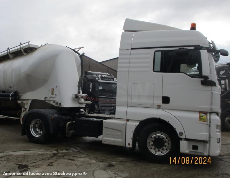 Photo MAN TGX 18.460 intarder, compresseur de dépotage citernes ciment image 7/21