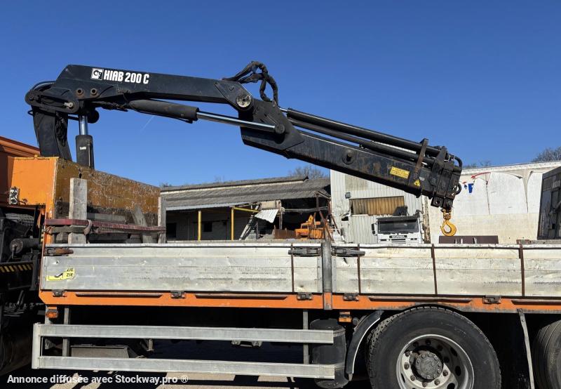 Photo DAF FAN CF75 PLATEAU GRUE HIAB 200 C image 12/25