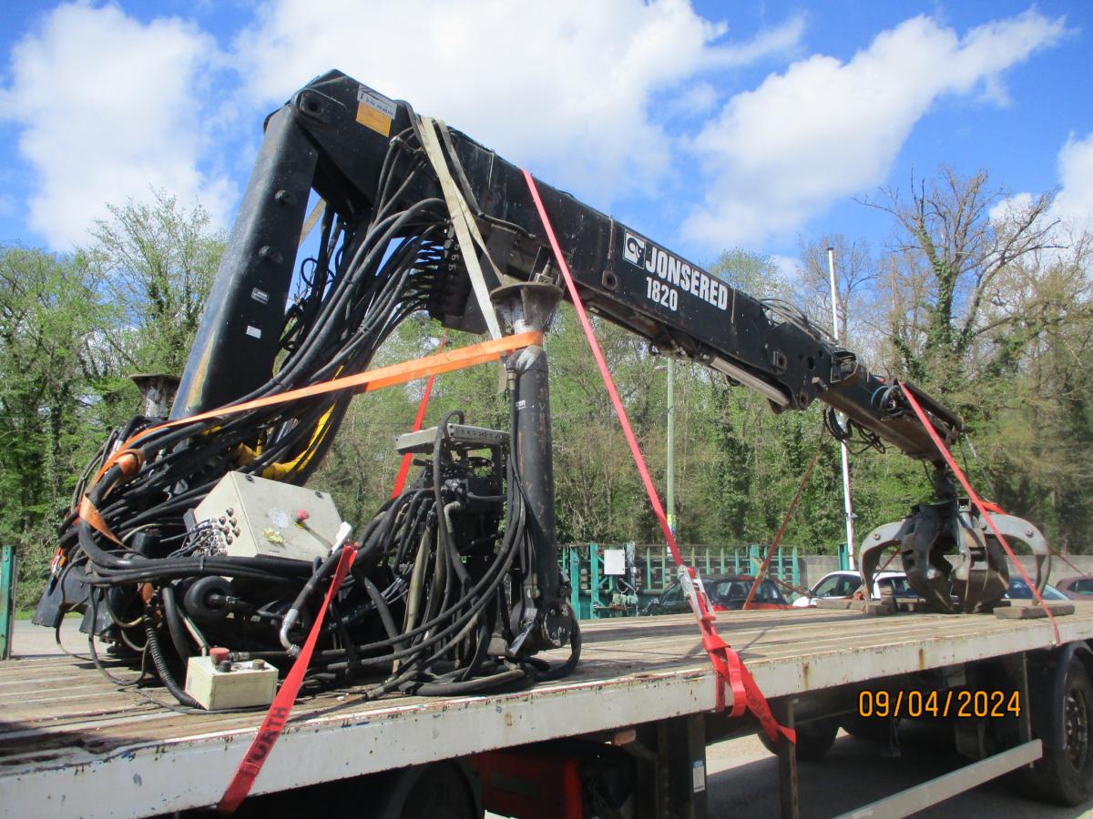 Peças sobressalentes HIAB  JONSERED 1820 JON 95 DT GRAPPIN A 6 DENTS
