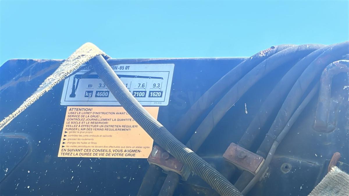Peças sobressalentes HIAB  JONSERED 1820 JON 95 DT GRAPPIN A 6 DENTS