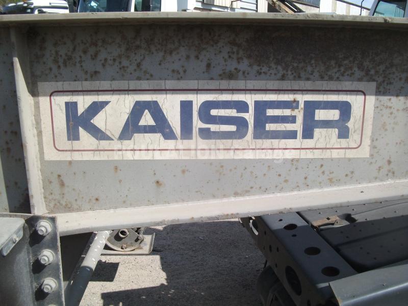 Semi-remorque Kaiser Rebuste 3 essieux Benne Benne à ferraille