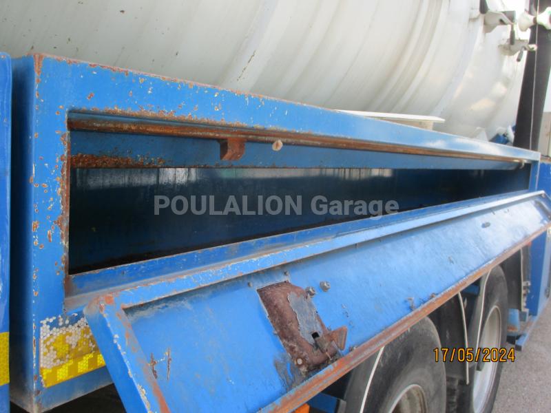 Engin de voirie SAMRO SREM HYDROCUREUR cuve 15m3 Semi-remorque hydrocureur