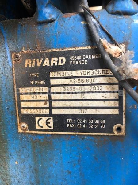 Engin de voirie SAMRO SREM HYDROCUREUR cuve 15m3 Semi-remorque hydrocureur