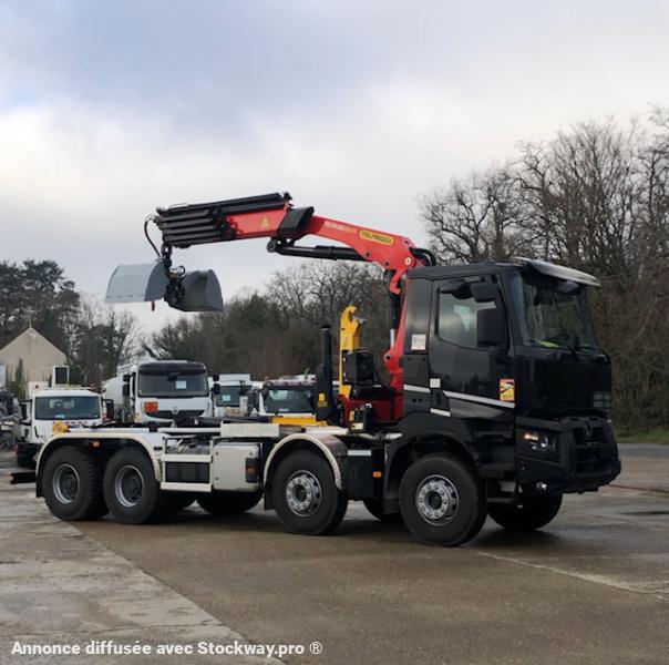 Renault K480 Medium 13L E6 8x4 GRUE PALFINGER PK 24.001 SLD5