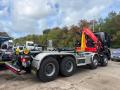 Camion Renault K480 Medium 13L E6 8x4 GRUE PALFINGER PK 24.001 SLD5 Polybenne
