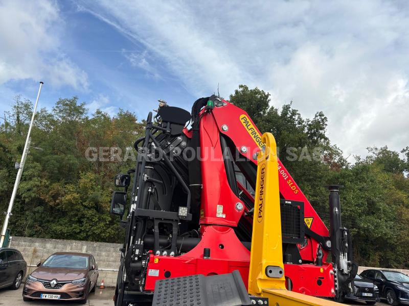 Camion Renault K480 Medium 13L E6 8x4 GRUE PALFINGER PK 24.001 SLD5 Polybenne