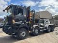 Camion Renault K480 Medium 13L E6 8x4 GRUE PALFINGER PK 24.001 SLD5 Polybenne