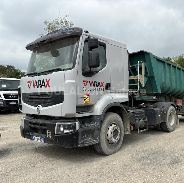 Ensemble routier Renault premium 450 lander Benne Benne TP