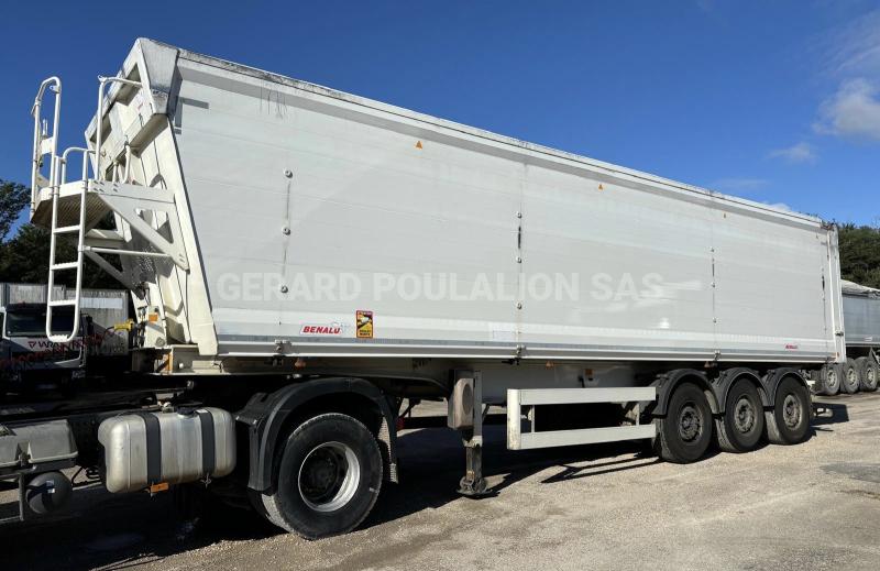Semi-remorque Benalu BULKLINER CEREALIERE SANS BÂCHE 52M3 3 ESS. Benne Benne arrière