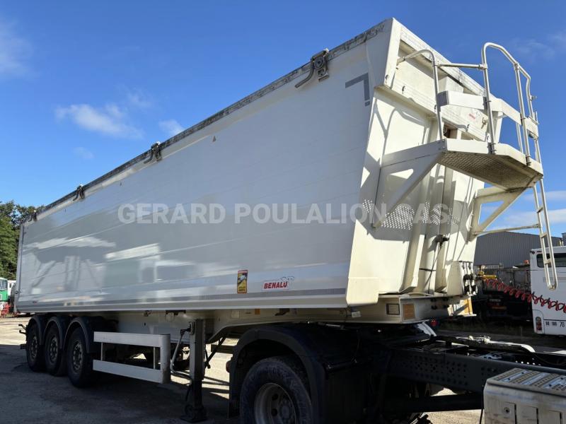 Semi-remorque Benalu BULKLINER CEREALIERE SANS BÂCHE 52M3 3 ESS. Benne Benne arrière