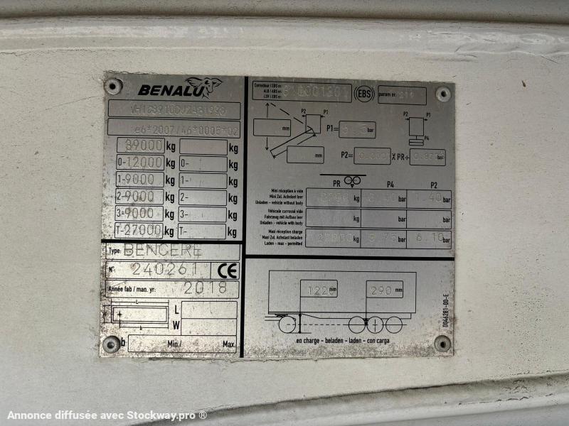 Photo Benalu BULKLINER CEREALIERE SANS BÂCHE image 7/7