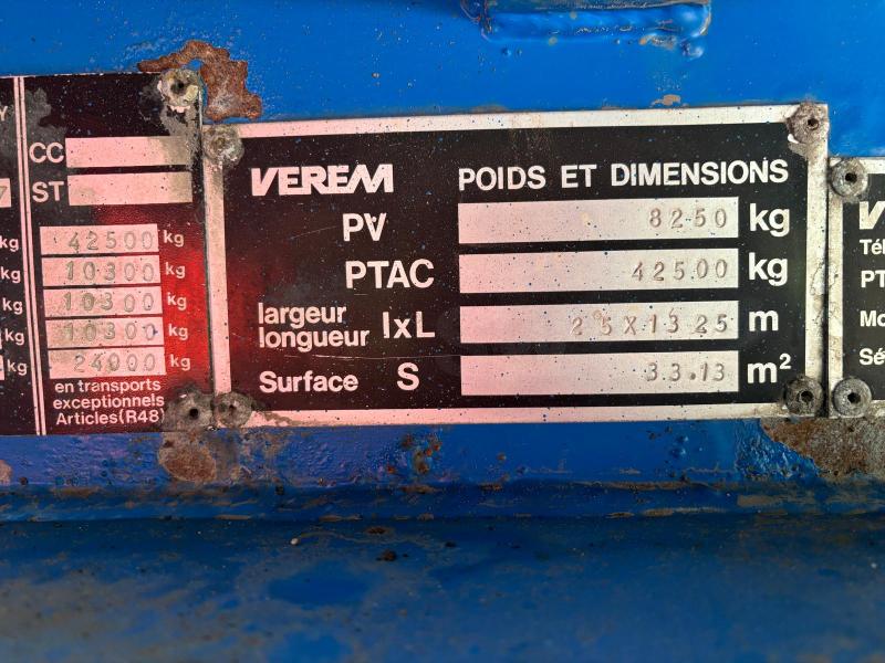 Naczepa Verem 3 essieux