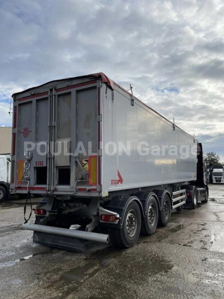 Semi-remorque Stas S300CX CEREALIERE 52m3 Benne Benne arrière