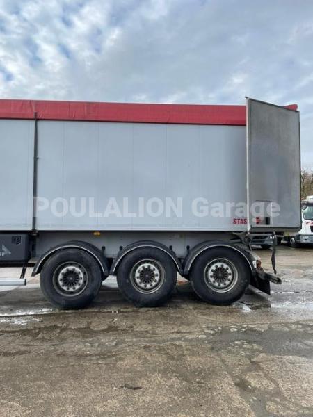 Semi-remorque Stas S300CX CEREALIERE 52m3 Benne Benne arrière