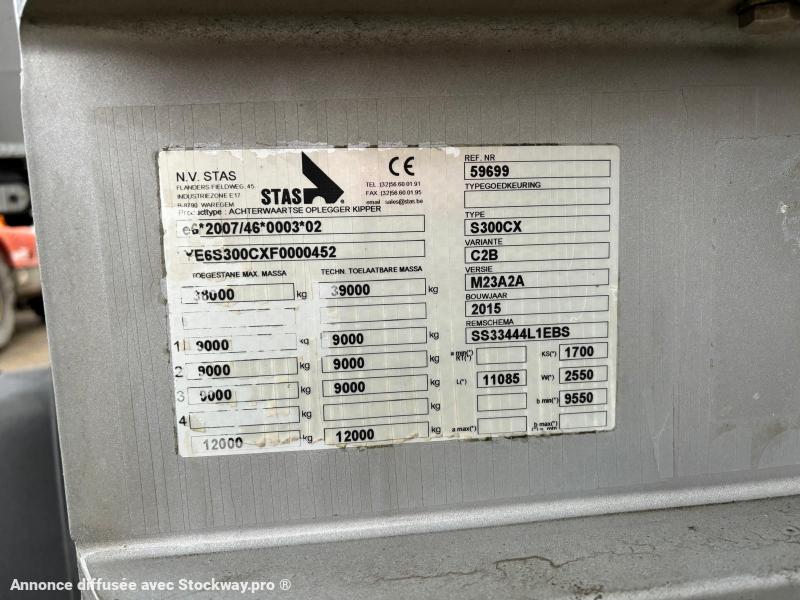 Photo Stas S300CX CEREALIERE 52m3 image 8/10