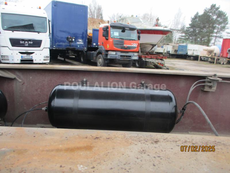 Semi-remorque Trax 62m3 3 essieux Benne Benne à ferraille