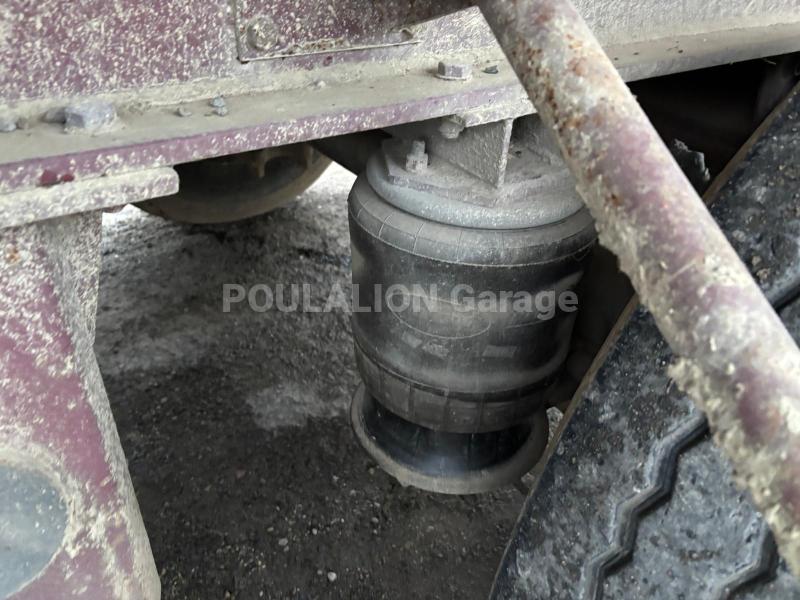 Semi-remorque Trax 62m3 3 essieux Benne Benne à ferraille