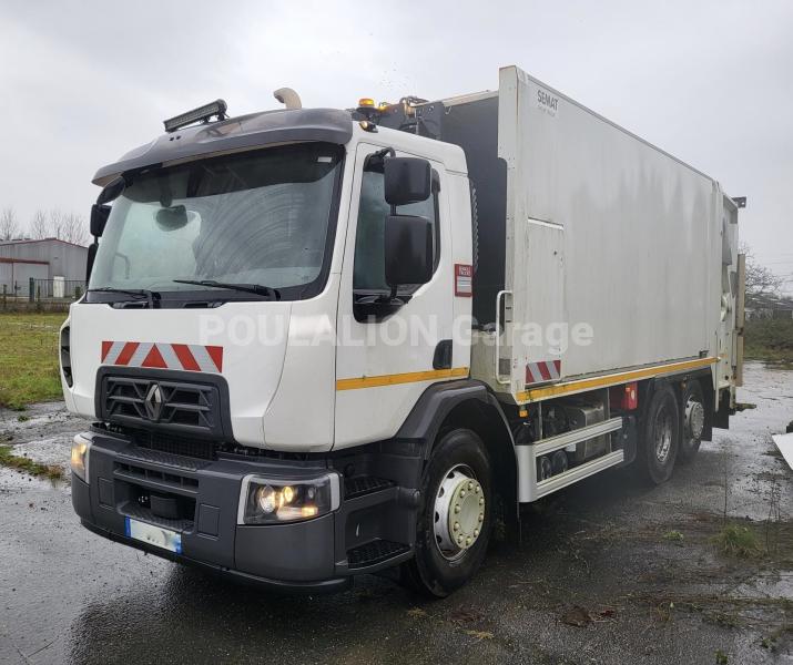 Engin de voirie Renault D WIDE Camion benne à ordures ménagères