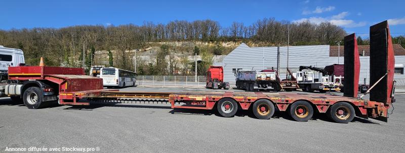 Photo Faymonville plateau extensible 4 essieux, rampes électriques image 1/18