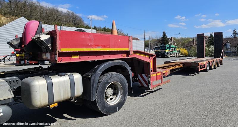 Photo Faymonville plateau extensible 4 essieux, rampes électriques image 7/18