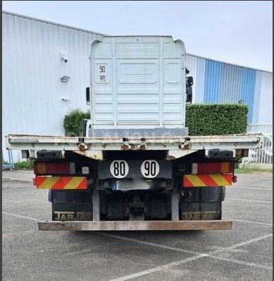 Camion Renault MAGNUM 480 DXL PORTE CONTAINER ESSIEU RELEVABLE Plateau