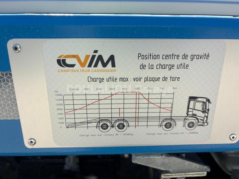 Camion DAF XD 450 FAN 6X2 PTE ENG. CVIM TEPEMATIC 14T Plateau