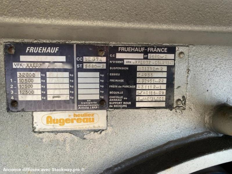 Photo Fruehauf FOURGON PODIUM 32T 2 ESSIEUX image 34/35