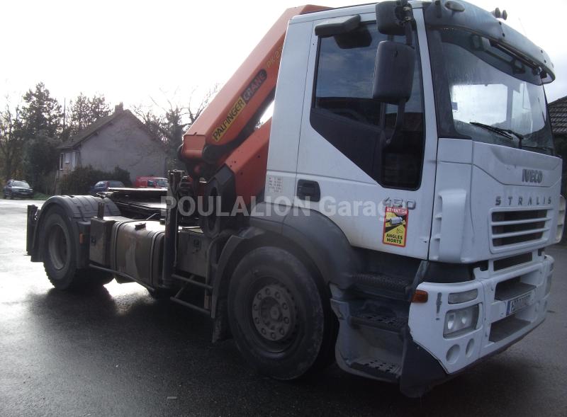 Tracteur Iveco PR SRREM GRUE PALFINGER PK 23002